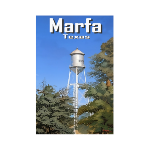Marfa, TX Postcard